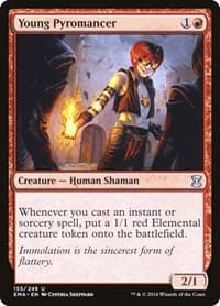 Young Pyromancer - Eternal Masters - Magic: The Gathering card