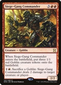 Siege-Gang Commander - Eternal Masters - Magic: The Gathering card