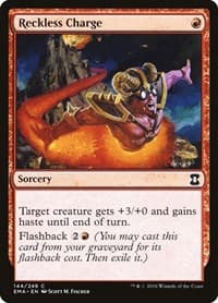 Reckless Charge - Eternal Masters - Magic: The Gathering card