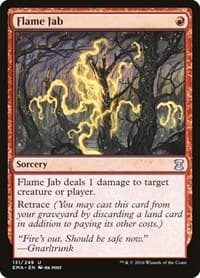 Flame Jab - Eternal Masters - Magic: The Gathering card