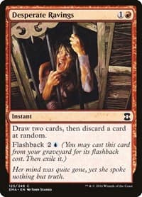 Desperate Ravings - Eternal Masters - Magic: The Gathering card