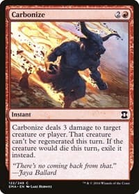 Carbonize - Eternal Masters - Magic: The Gathering card