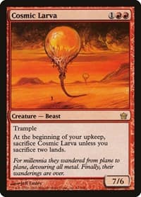 Cosmic Larva - Fifth Dawn - Magic: The Gathering card