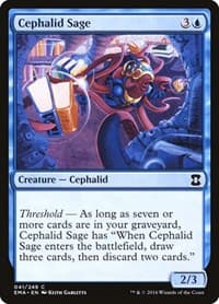 Cephalid Sage - Eternal Masters - Magic: The Gathering card