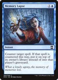 Memory Lapse - Eternal Masters - Magic: The Gathering card