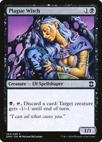 Plague Witch - Eternal Masters - Magic: The Gathering card