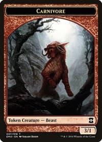 Carnivore Token - Eternal Masters - Magic: The Gathering card