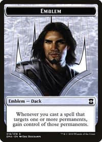 Emblem - Dack Fayden - Eternal Masters - Magic: The Gathering card