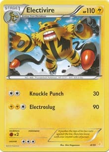 Electivire (25) - XY Trainer Kit: Pikachu Libre & Suicune - Pokemon card