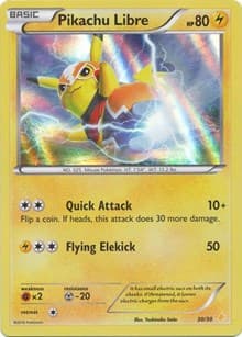 Pikachu Libre (30 - Holo) - XY Trainer Kit: Pikachu Libre & Suicune - Pokemon card