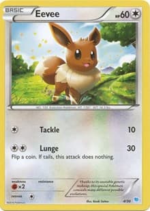Eevee - XY Trainer Kit: Pikachu Libre & Suicune - Pokemon card