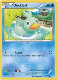 Ducklett (24) - XY Trainer Kit: Pikachu Libre & Suicune - Pokemon card