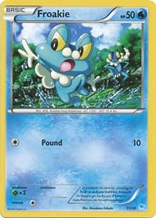 Froakie (11) - XY Trainer Kit: Pikachu Libre & Suicune - Pokemon card
