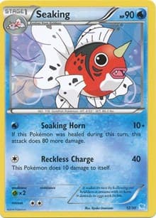 Seaking (12) - XY Trainer Kit: Pikachu Libre & Suicune - Pokemon card
