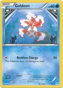 Goldeen (13) - XY Trainer Kit: Pikachu Libre & Suicune - Pokemon card