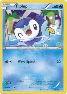 Piplup - XY Trainer Kit: Pikachu Libre & Suicune - Pokemon card