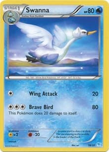 Swanna (27) - XY Trainer Kit: Pikachu Libre & Suicune - Pokemon card
