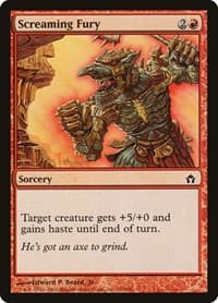 Screaming Fury - Fifth Dawn - Magic: The Gathering card