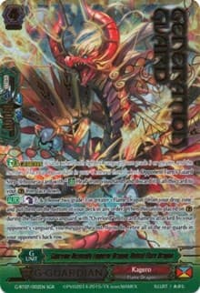 Supreme Heavenly Emperor Dragon, Defeat Flare Dragon (SGR) - G-BT07: Glorious Bravery of Radiant Sword - Cardfight Vanguard card