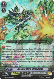 Cosmic Hero, Grandleaf - G-BT07: Glorious Bravery of Radiant Sword - Cardfight Vanguard card