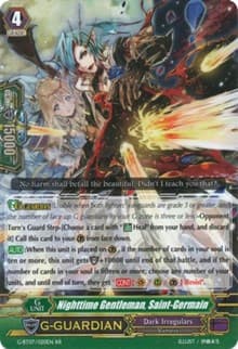 Nighttime Gentleman, Saint-Germain - G-BT07: Glorious Bravery of Radiant Sword - Cardfight Vanguard card