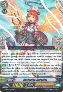 Retractor, Sarakiel - G-BT07: Glorious Bravery of Radiant Sword - Cardfight Vanguard card