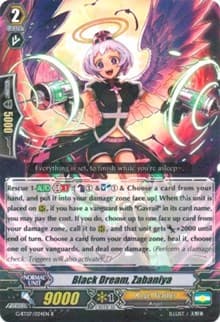 Black Dream, Zabaniya - G-BT07: Glorious Bravery of Radiant Sword - Cardfight Vanguard card