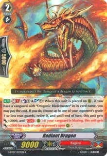 Radiant Dragon - G-BT07: Glorious Bravery of Radiant Sword - Cardfight Vanguard card