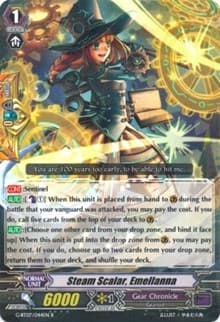 Steam Scalar, Emellanna - G-BT07: Glorious Bravery of Radiant Sword - Cardfight Vanguard card