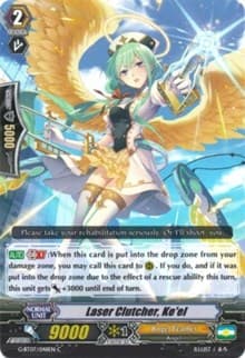 Laser Clutcher, Ke'el - G-BT07: Glorious Bravery of Radiant Sword - Cardfight Vanguard card