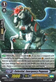 Celestial, Emergency Pegasus - G-BT07: Glorious Bravery of Radiant Sword - Cardfight Vanguard card
