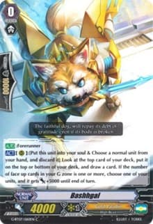 Bashhgal - G-BT07: Glorious Bravery of Radiant Sword - Cardfight Vanguard card