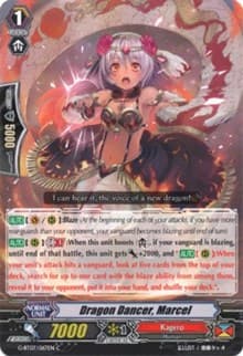 Dragon Dancer, Marcel - G-BT07: Glorious Bravery of Radiant Sword - Cardfight Vanguard card