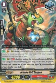 Inspire Yell Dragon - G-BT07: Glorious Bravery of Radiant Sword - Cardfight Vanguard card