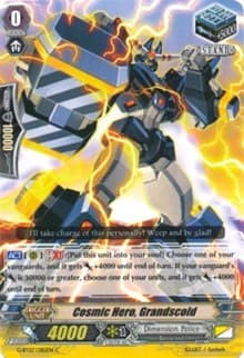 Cosmic Hero, Grandscold - G-BT07: Glorious Bravery of Radiant Sword - Cardfight Vanguard card