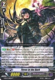 Three-in the Dark - G-BT07: Glorious Bravery of Radiant Sword - Cardfight Vanguard card