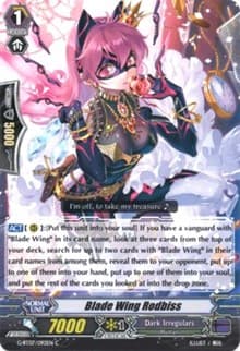 Blade Wing Rodbiss - G-BT07: Glorious Bravery of Radiant Sword - Cardfight Vanguard card