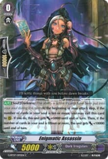 Enigmatic Assassin - G-BT07: Glorious Bravery of Radiant Sword - Cardfight Vanguard card