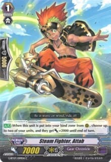 Steam Fighter, Attab - G-BT07: Glorious Bravery of Radiant Sword - Cardfight Vanguard card