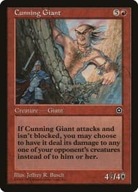 Cunning Giant - Portal Second Age - Magic: The Gathering card