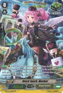 Black Spark, Munkar (SP) - G-BT07: Glorious Bravery of Radiant Sword - Cardfight Vanguard card