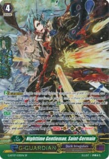 Nighttime Gentleman, Saint-Germain (SP) - G-BT07: Glorious Bravery of Radiant Sword - Cardfight Vanguard card