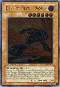 Destiny Hero - Dasher (UTR) - Power of the Duelist - YuGiOh card