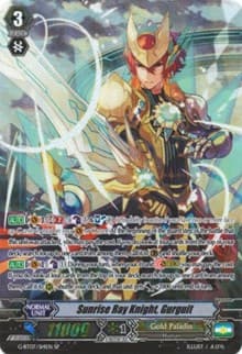 Sunrise Ray Knight, Gurguit (SP) - G-BT07: Glorious Bravery of Radiant Sword - Cardfight Vanguard card