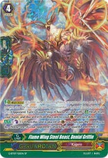 Flame Wing Steel Beast, Denial Griffin (SP) - G-BT07: Glorious Bravery of Radiant Sword - Cardfight Vanguard card