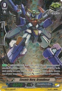 Cosmic Hero, Grandbeat (SP) - G-BT07: Glorious Bravery of Radiant Sword - Cardfight Vanguard card