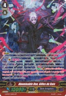 Abominable One, Gilles de Rais (SP) - G-BT07: Glorious Bravery of Radiant Sword - Cardfight Vanguard card