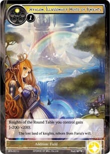 Avalon, Illusionary Home of Knights - Battle for Attoractia - Force of Will card