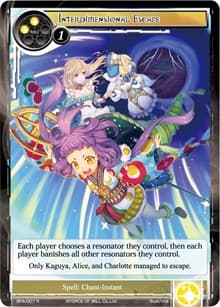 Interdimensional Escape - Battle for Attoractia - Force of Will card