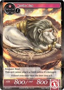 Napping Lion - Battle for Attoractia - Force of Will card